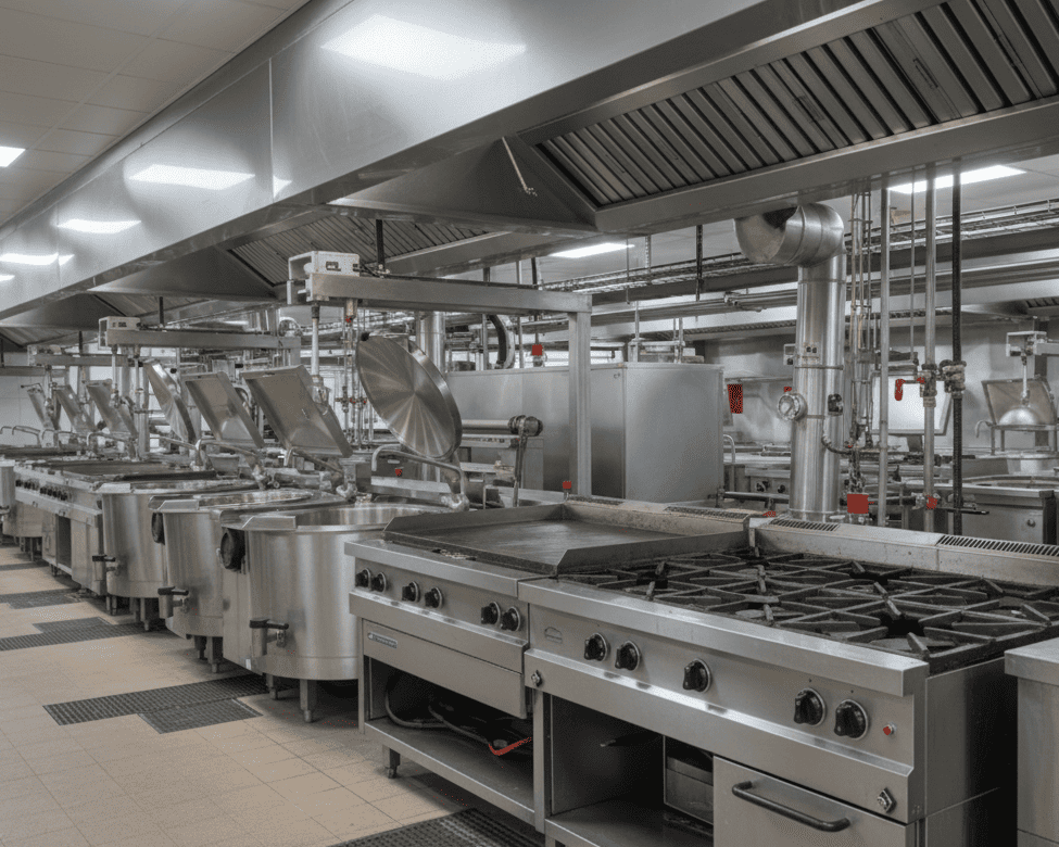 Industrial Tilting Kettle & Pan